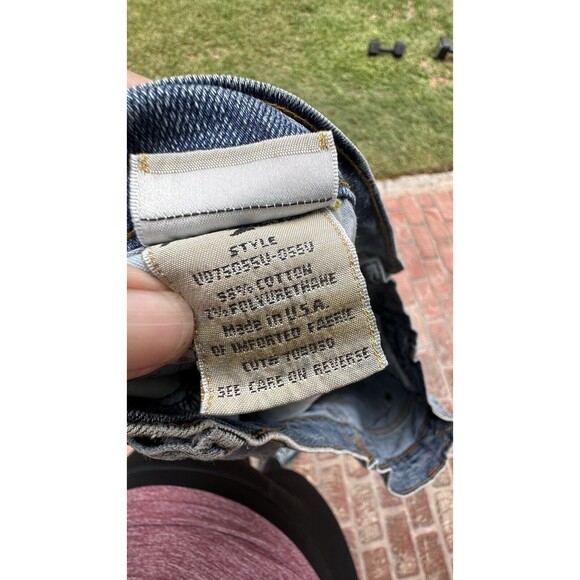 7 For All Mankind Jeans Womens 29 Blue Bootcut Dark Wash Western embroidered A - Picture 3 of 7